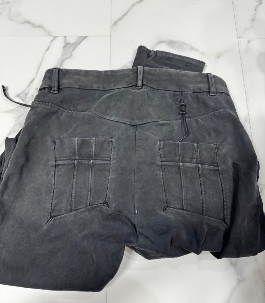 boris bidjan saberl 그레이 다잉 팬츠 상품이미지2