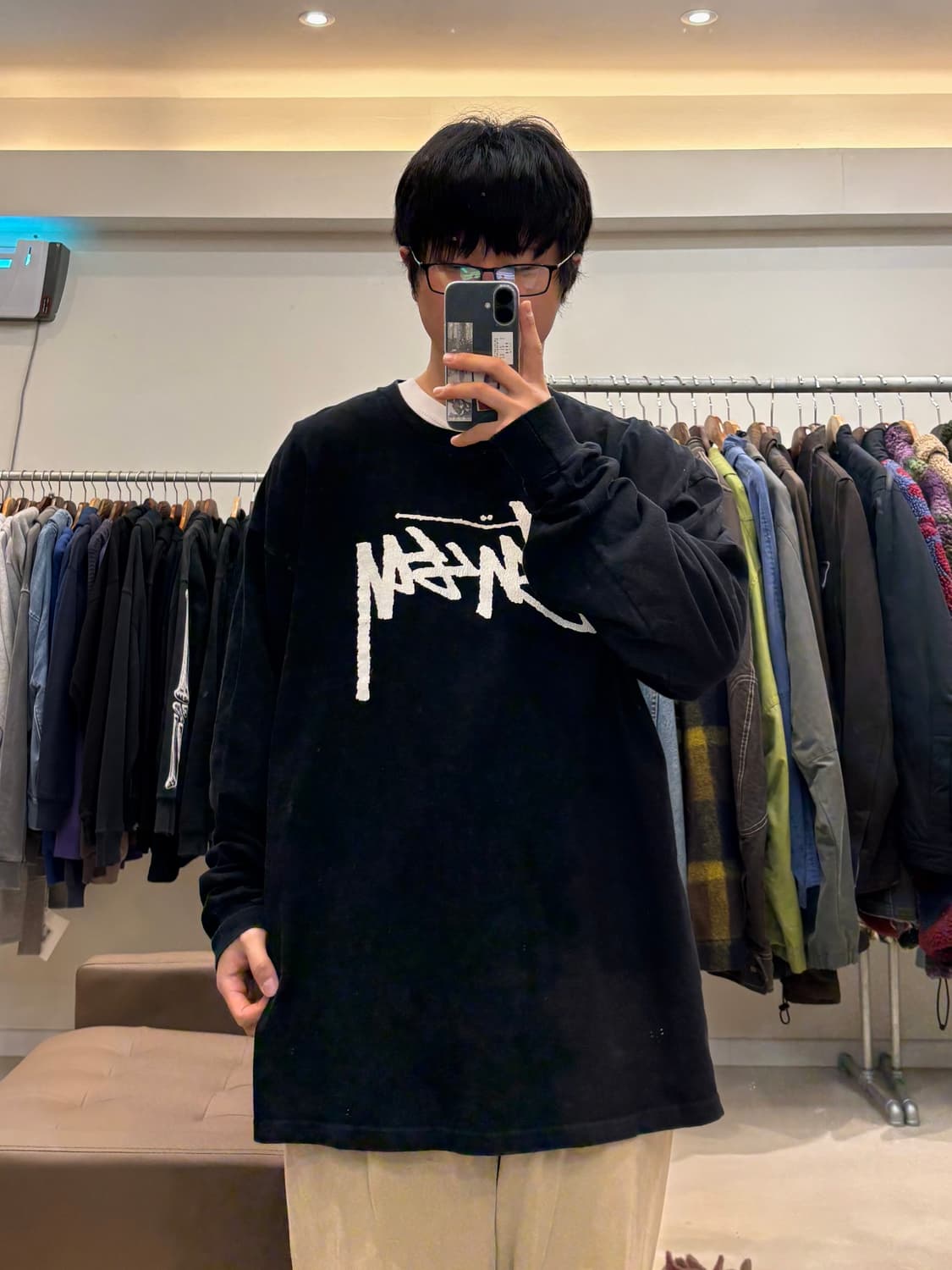 스투시 빅 로고 프린팅 롱슬리브 상품이미지7