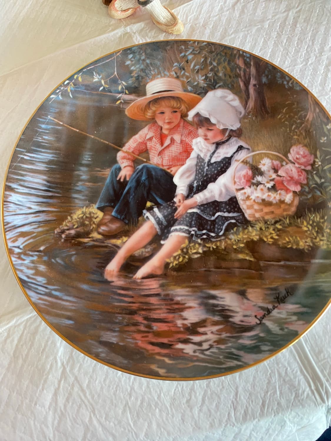 Reco 미국 빈티지 장식 접시 상품이미지2