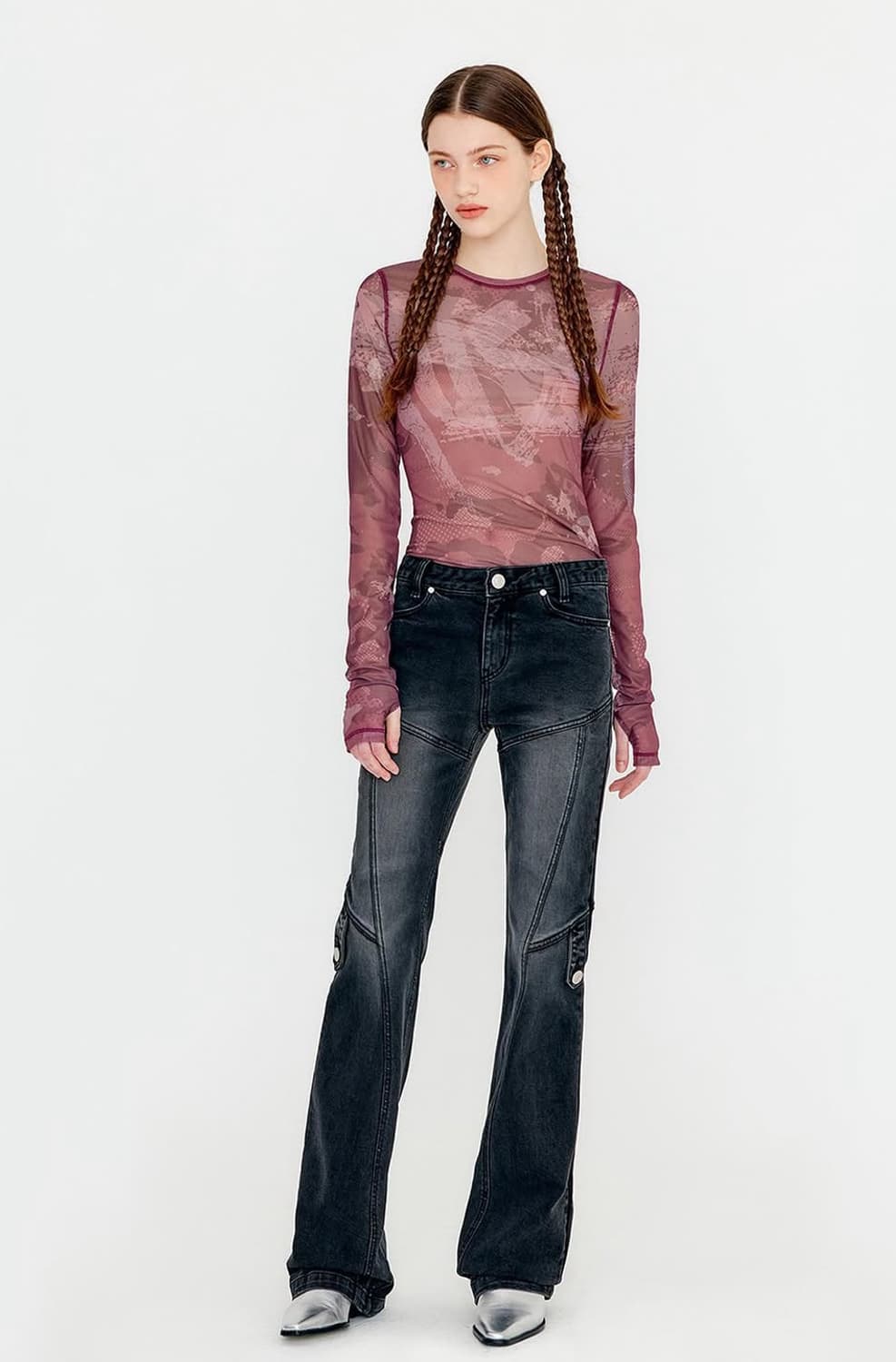 Yuse 흑청 데님  상품이미지2