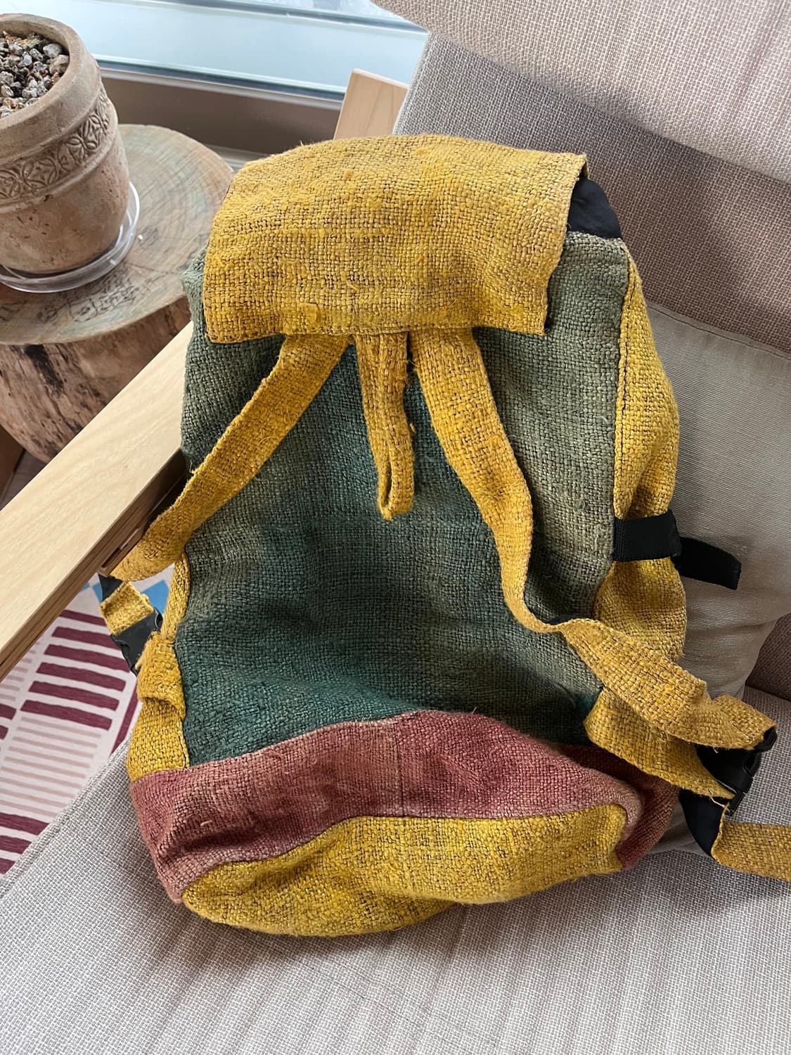 네팔 햄프 백팩 상품이미지4