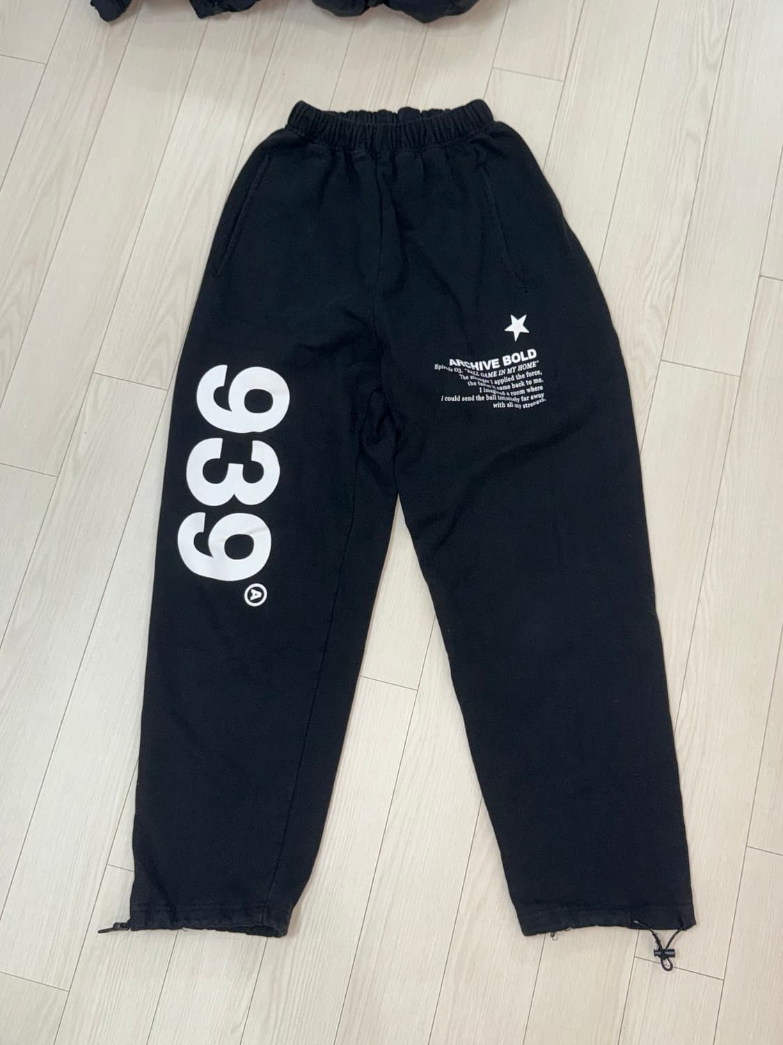 아카이브볼드  939 스웻팬츠블랙 S 상품이미지3