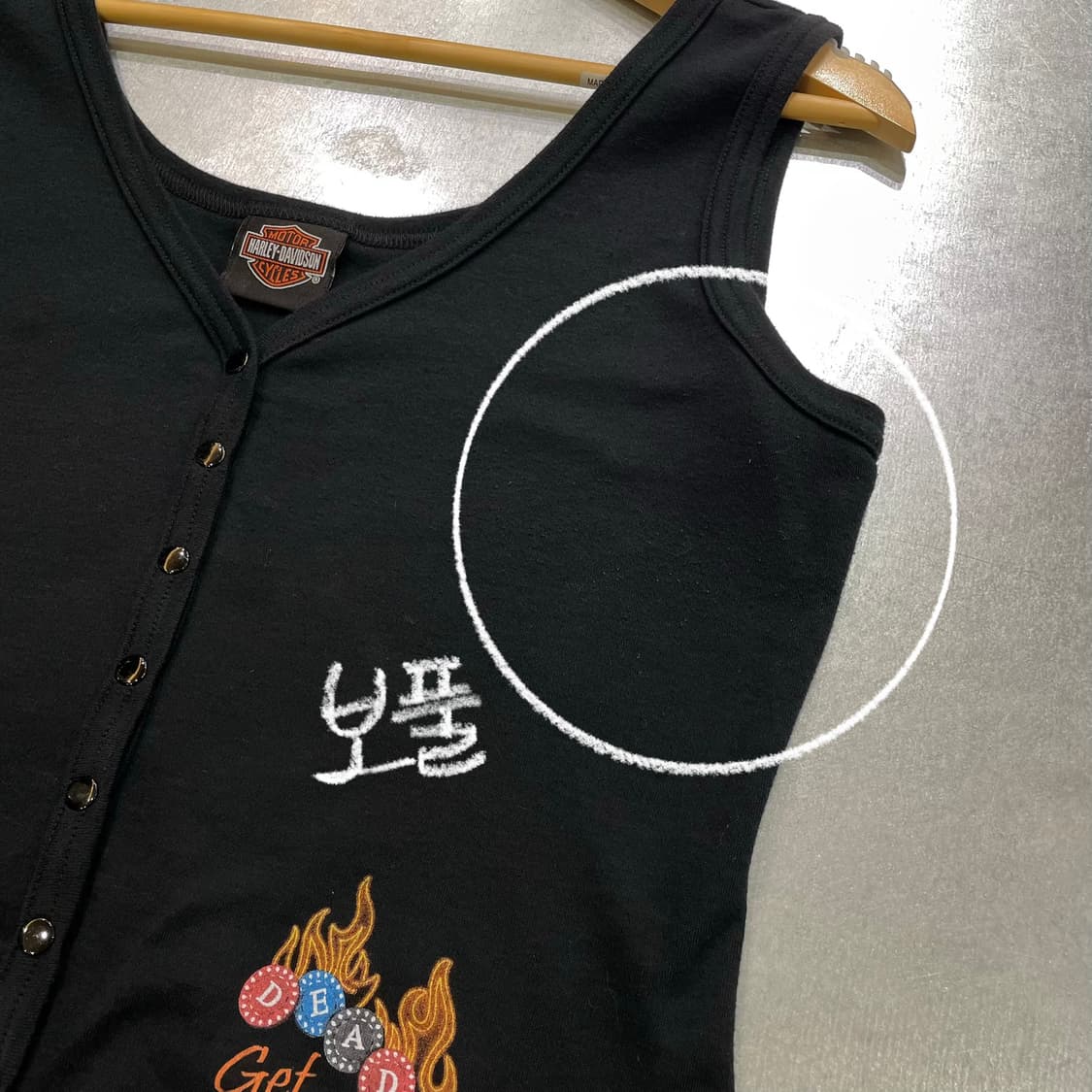 (M) USA Harley Davidson 할리 슬리브리스 상품이미지6
