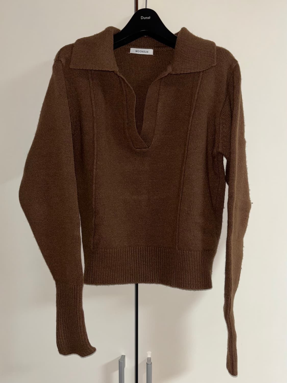 문선MOONSUN 카라 니트 상품이미지1