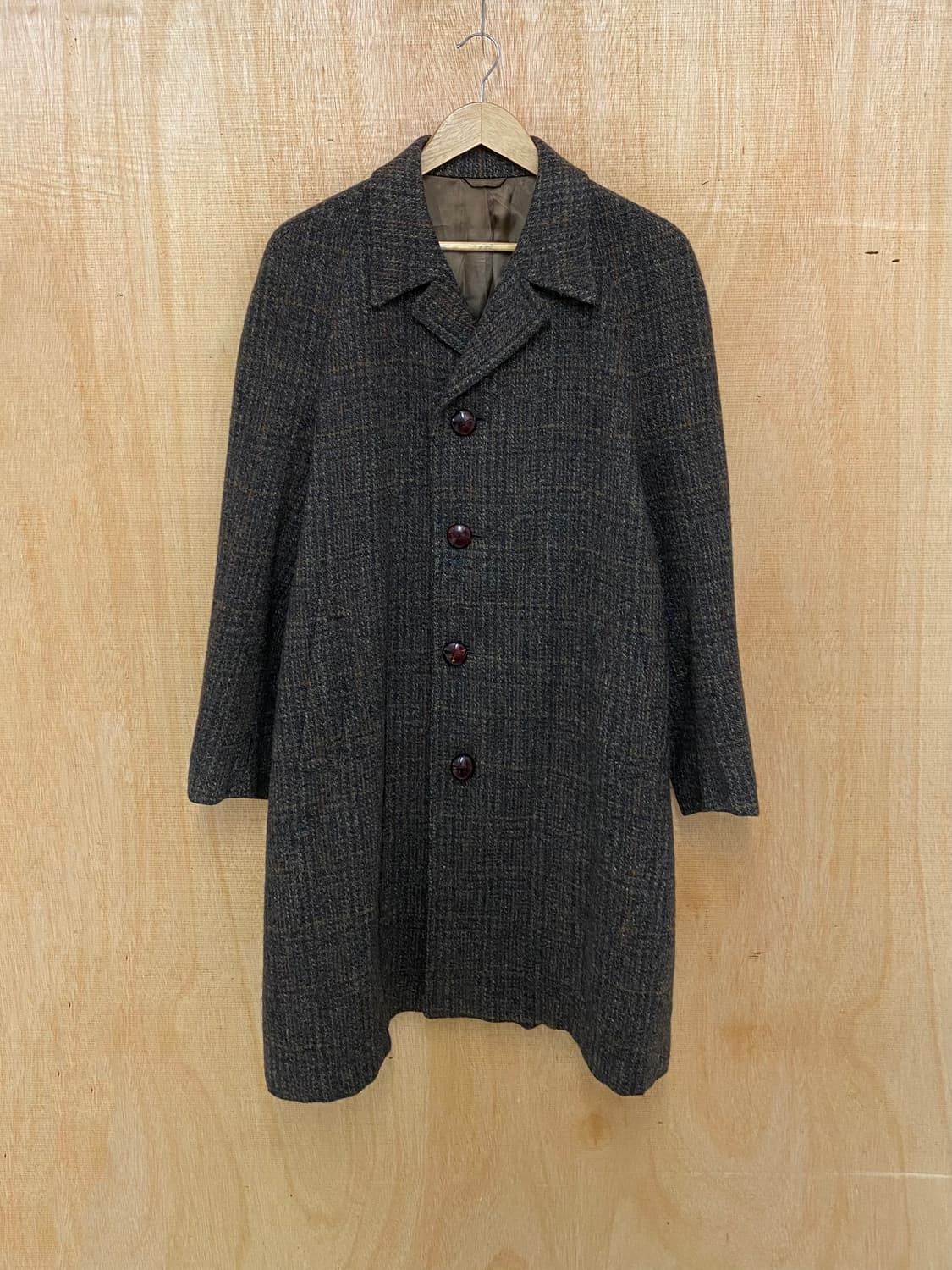 60's HARRIS TWEED tweed coat 60년대 헤리스트위드 상품이미지1