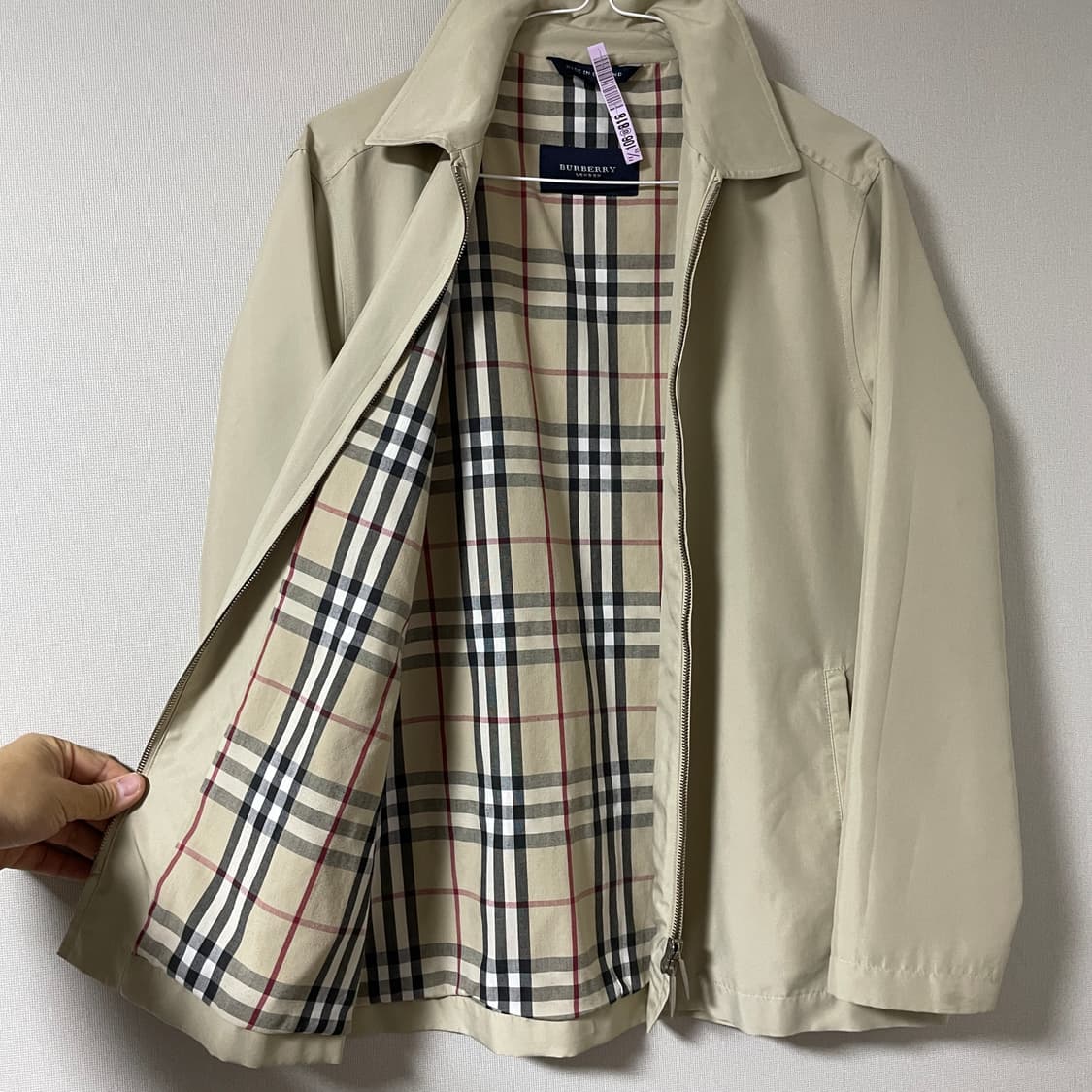 버버리 남성 간절기 블루종 점퍼 (95) 상품이미지6