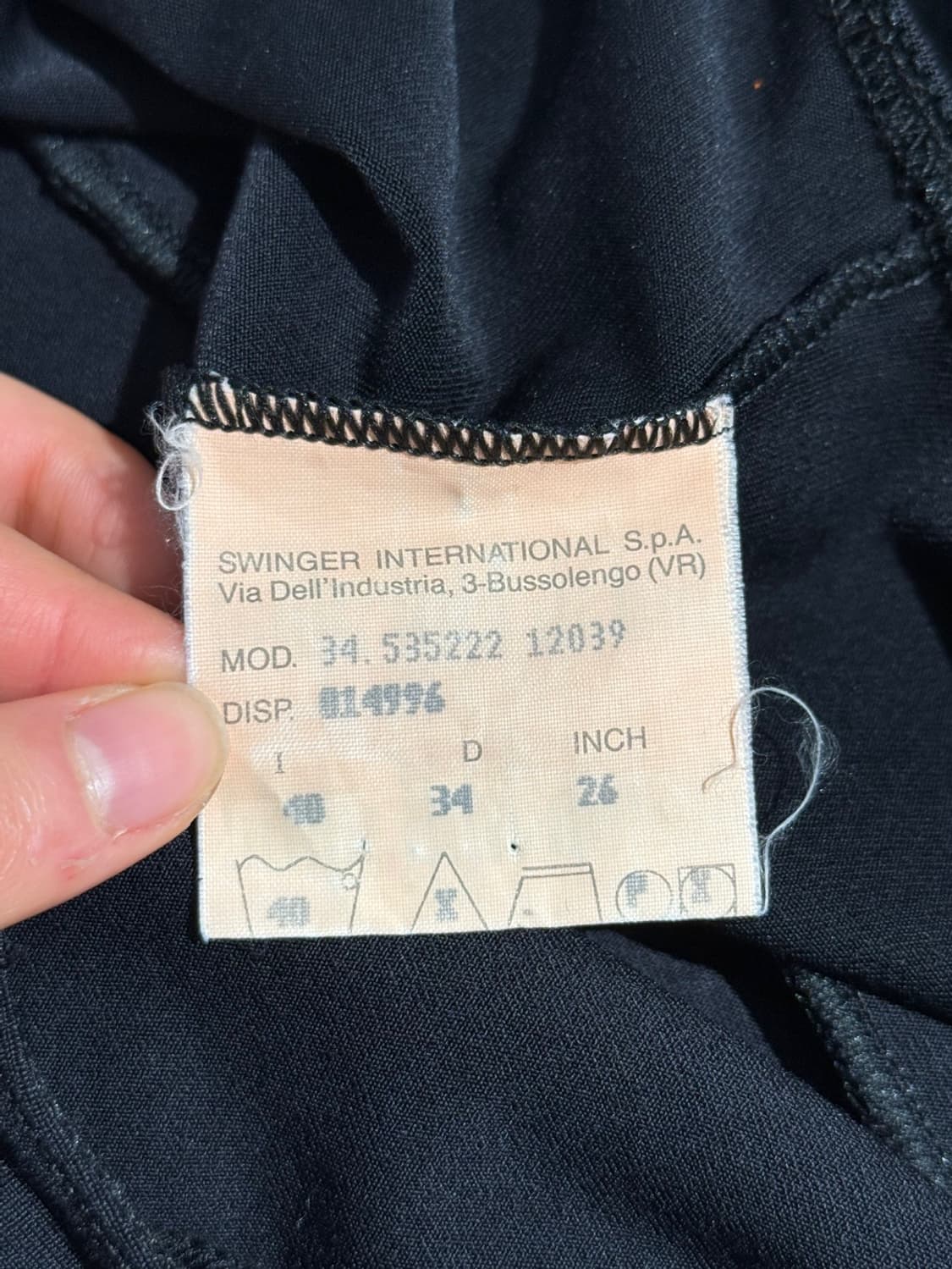 펜디 진스 블랙 로고 패치 롱슬리브 바디수트 상품이미지8