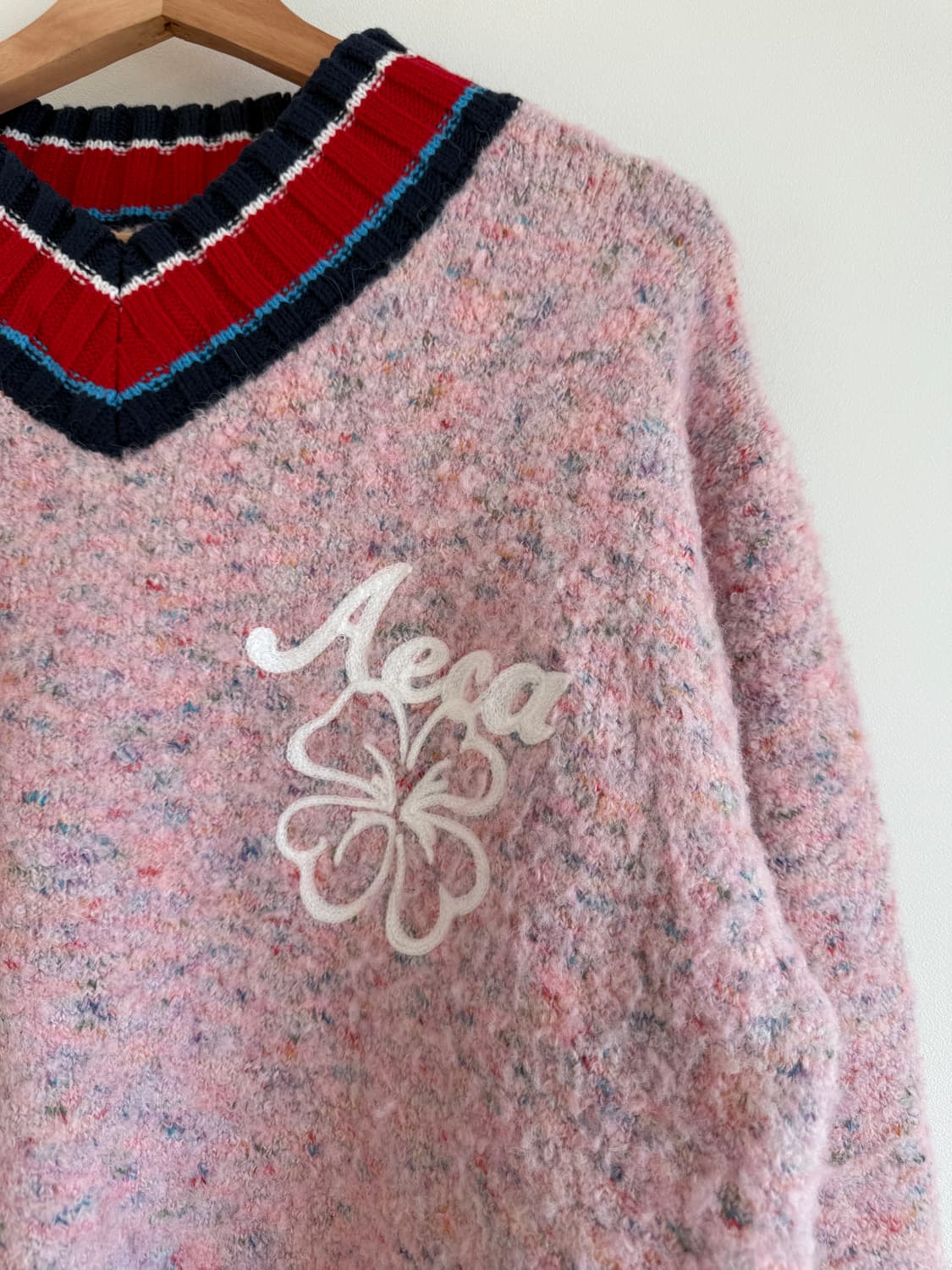 에이카화이트(AECA WHITE) 브이넥 니트 상품이미지4