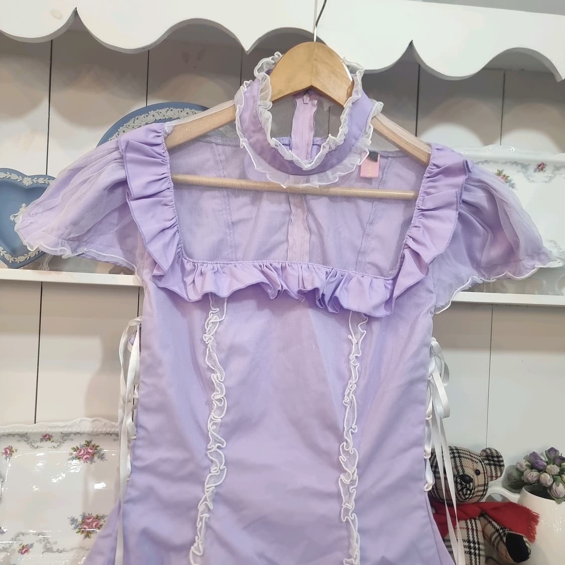 바디라인 라벤더프릴 로리타 원피스 상품이미지2