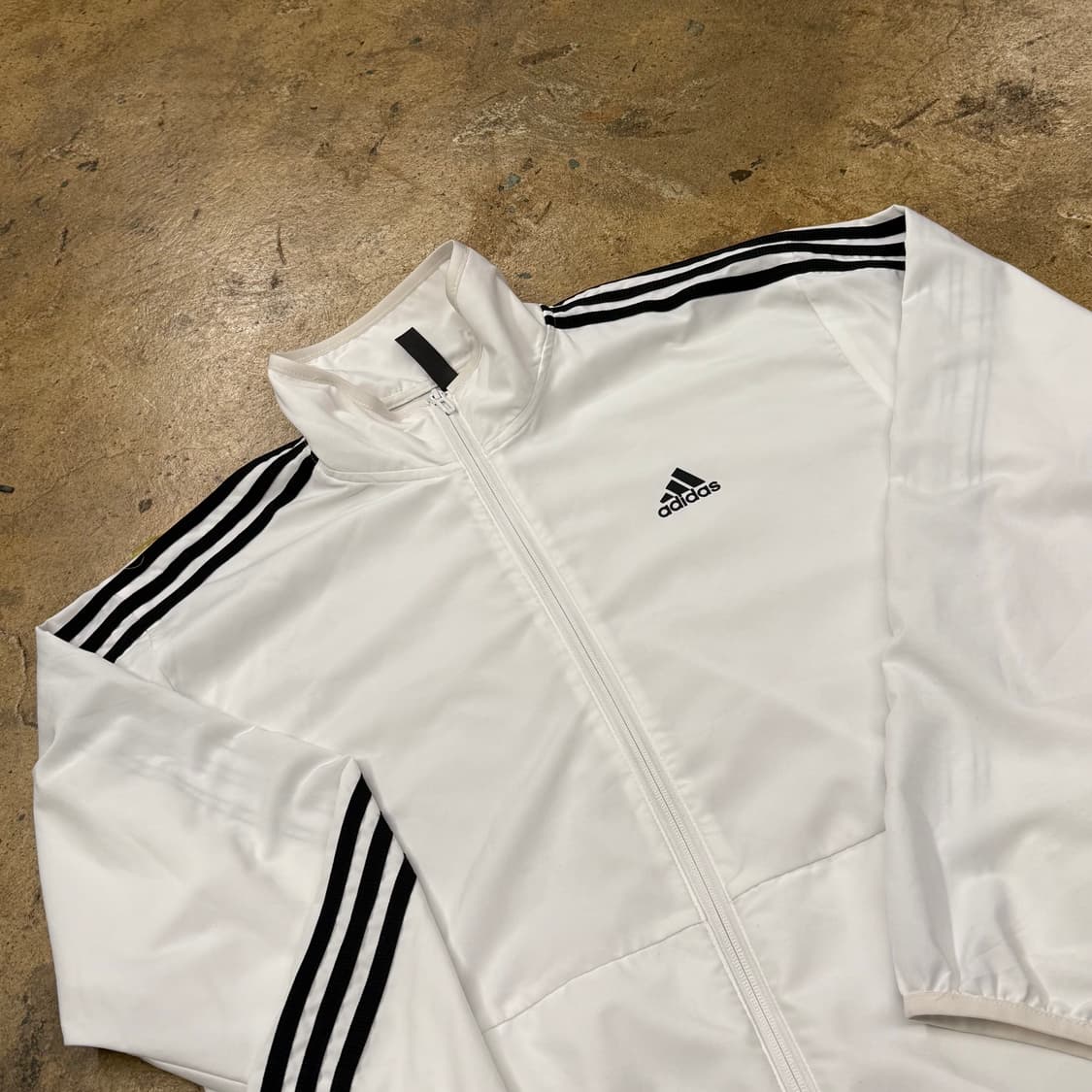 [정품/XL] 아디다스 화이트 삼선 트랙탑 져지 자켓 b15 상품이미지1