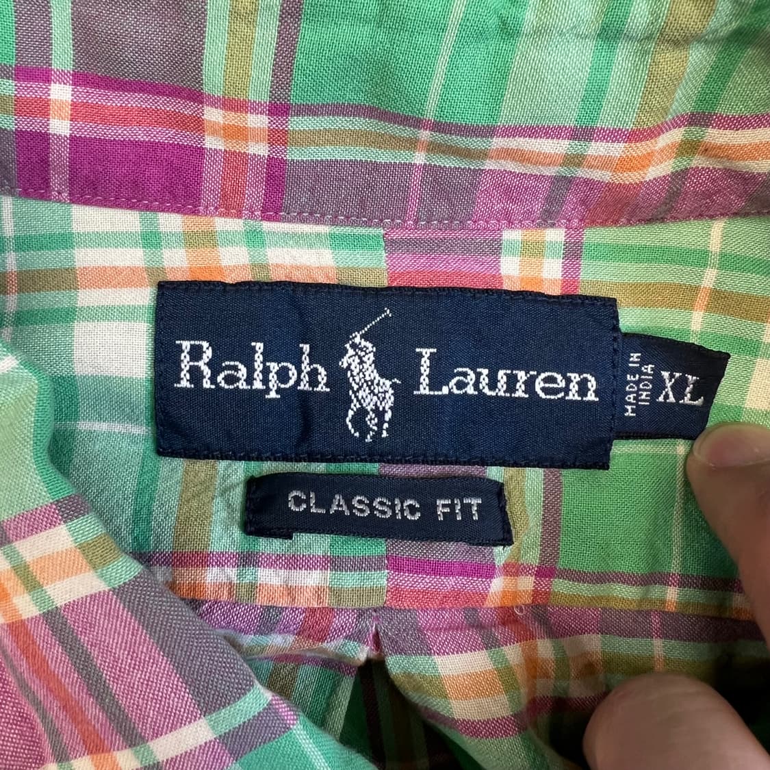 랄프로렌 체크 셔츠 상품이미지4
