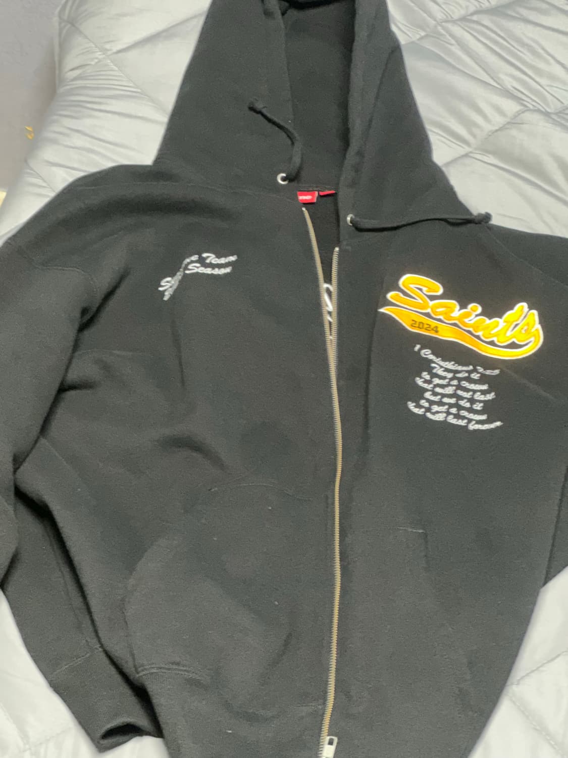 슈프림 살베이션 후드집업 XL 상품이미지4