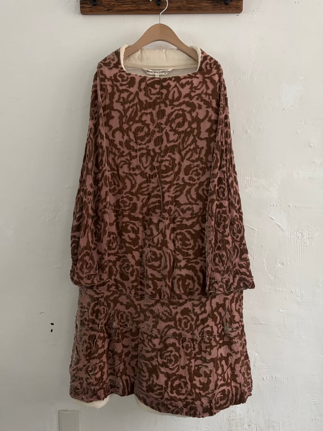 Comme des Garcons 꼼데가르송 1996’s 로즈 프린트 벨벳 상품이미지7