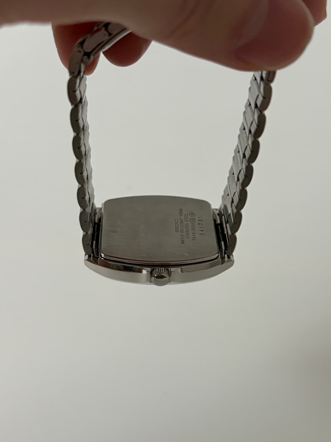1990s Spirit Black Dial Square Quartz 상품이미지8