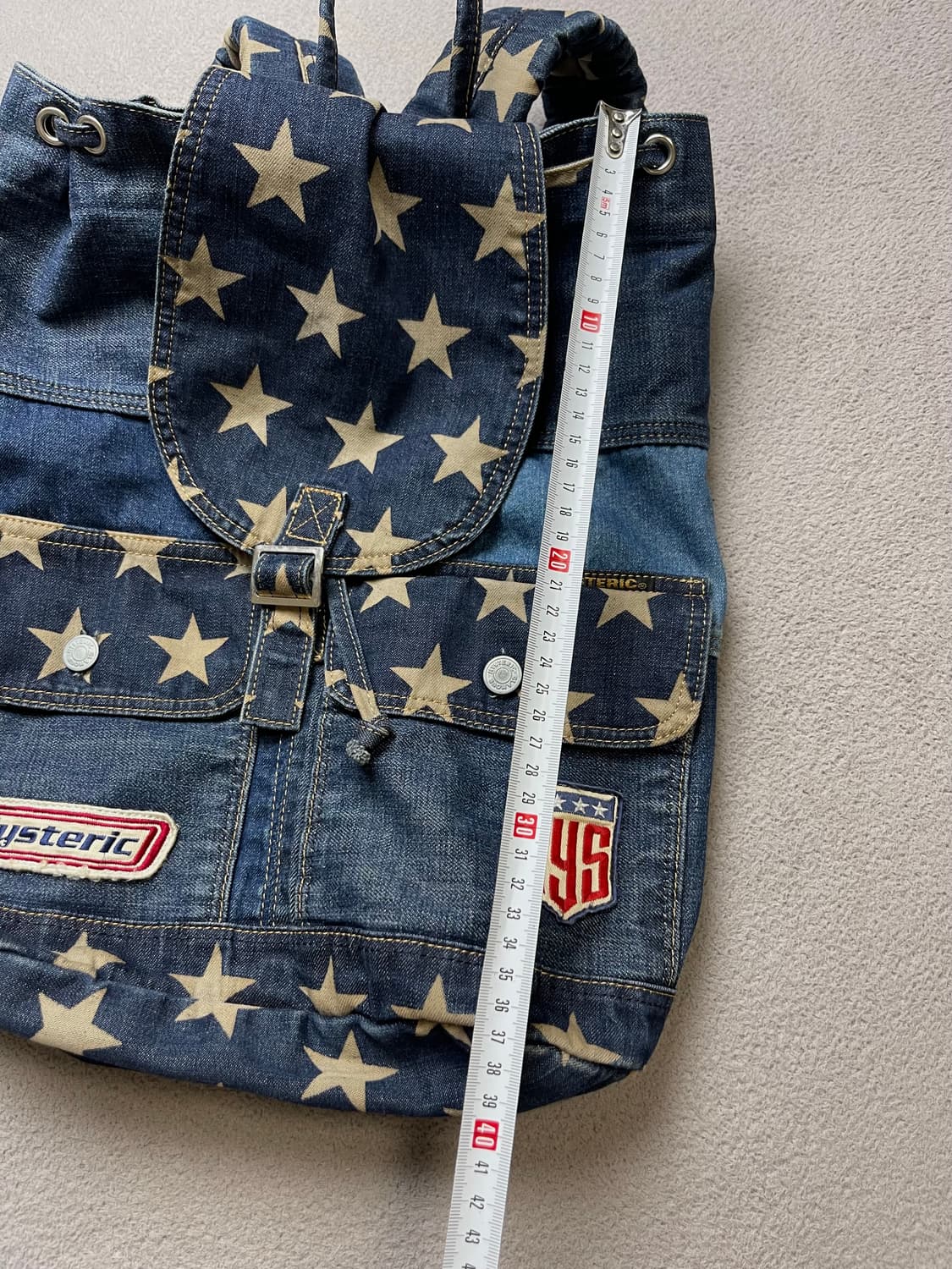 히스테릭 글래머  데님 백팩 상품이미지10