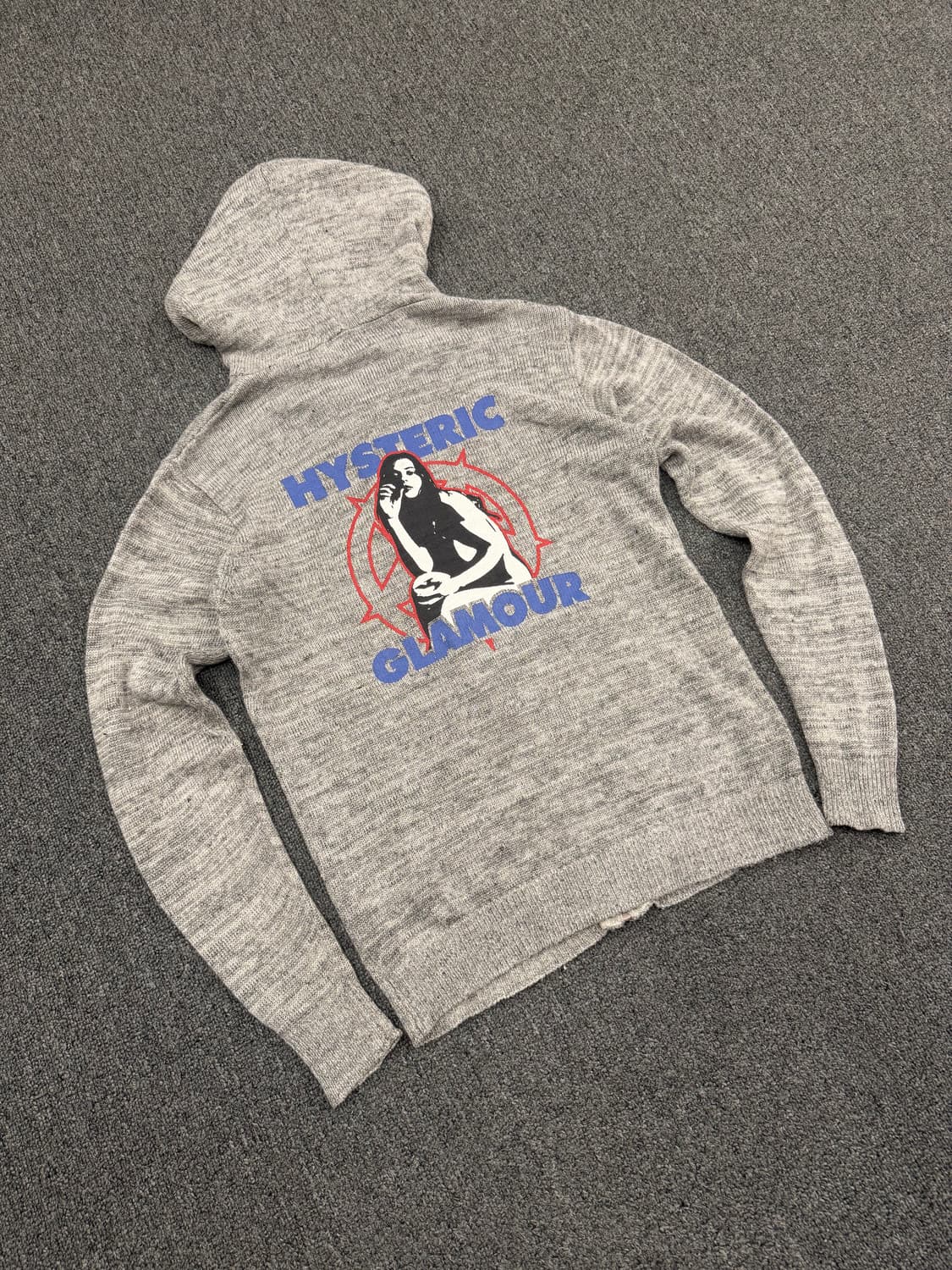 S) 히스테릭 글래머 빈티지 니트 후드 집업 상품이미지2