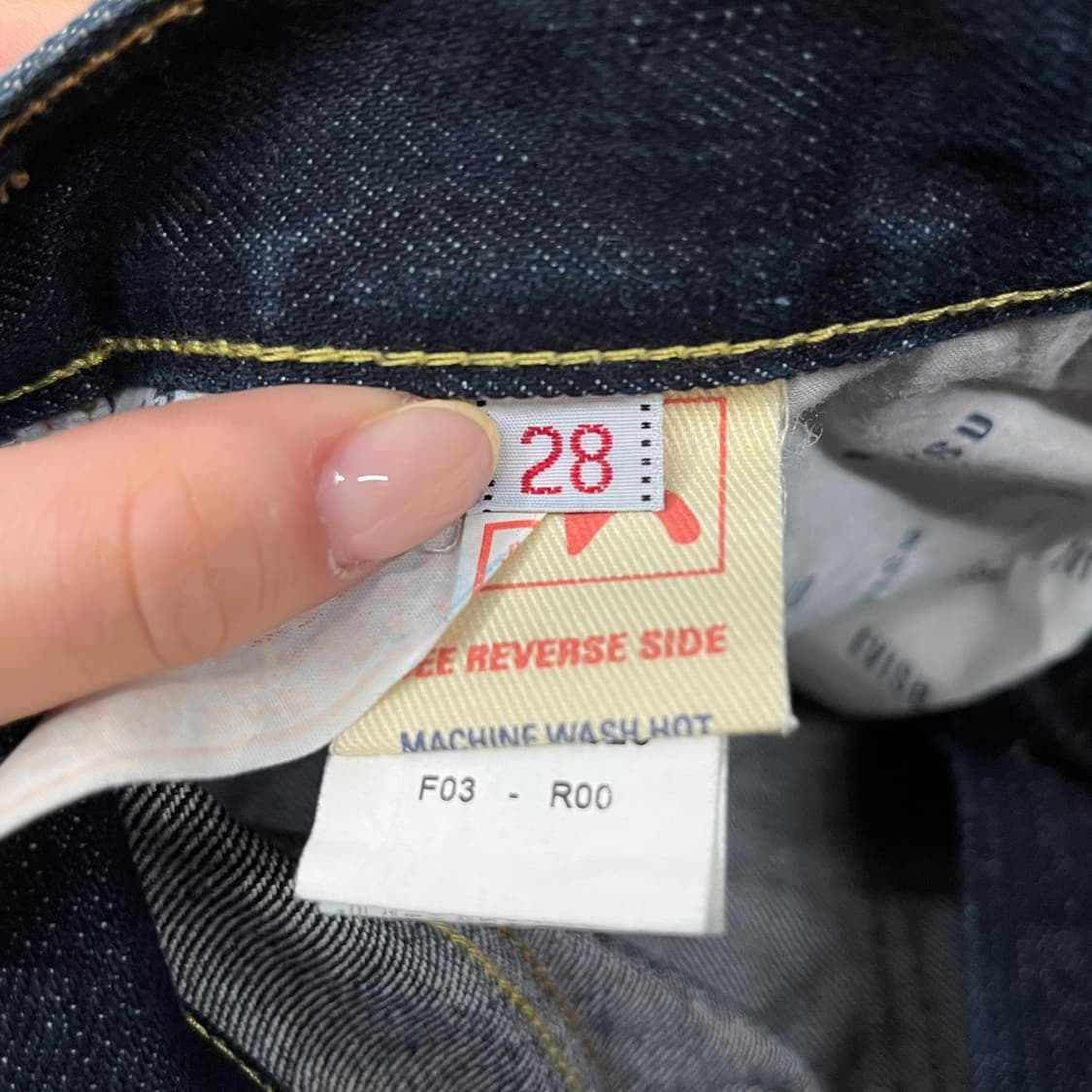 [정품/28] EVISU 에비수 데님 청바지 b16 상품이미지7