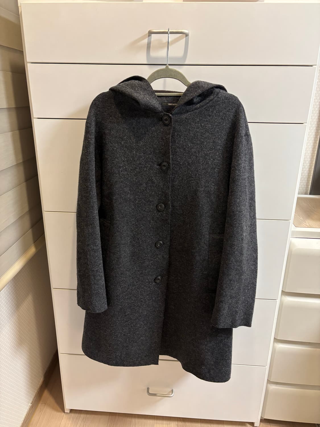 울혼방 그레이 보카시 후드 코트(일본제) 상품이미지4