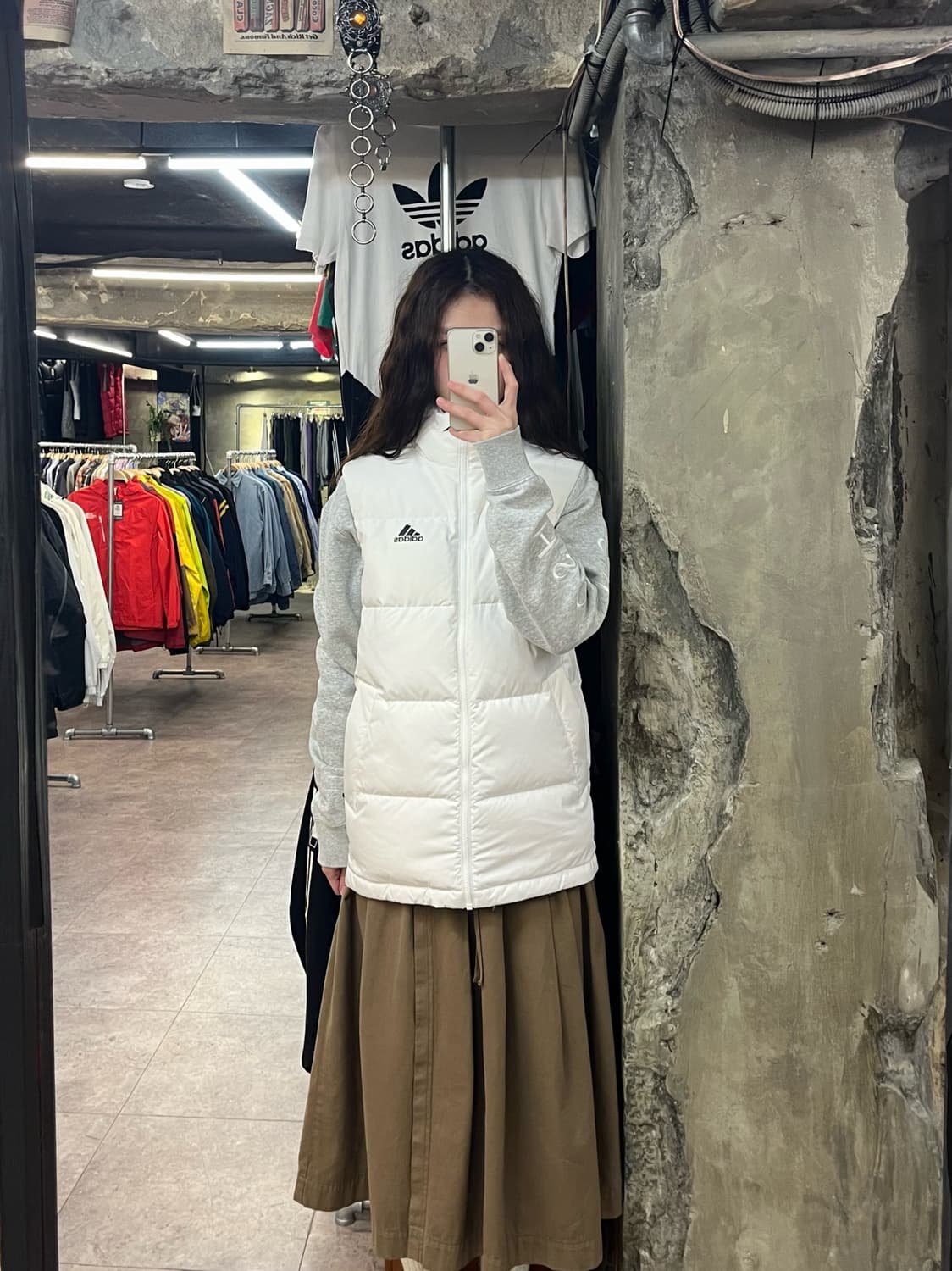 아디다스 덕 다운 베스트 화이트 S #csz2312 상품이미지2