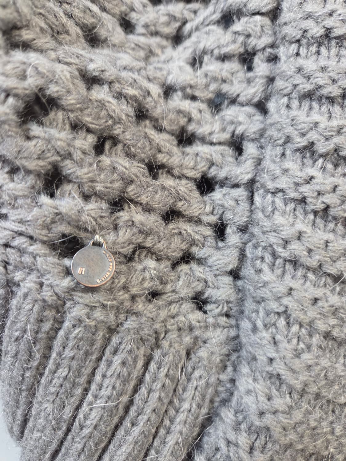 G-STAR회색 니트 망토 가디건(S) 상품이미지6