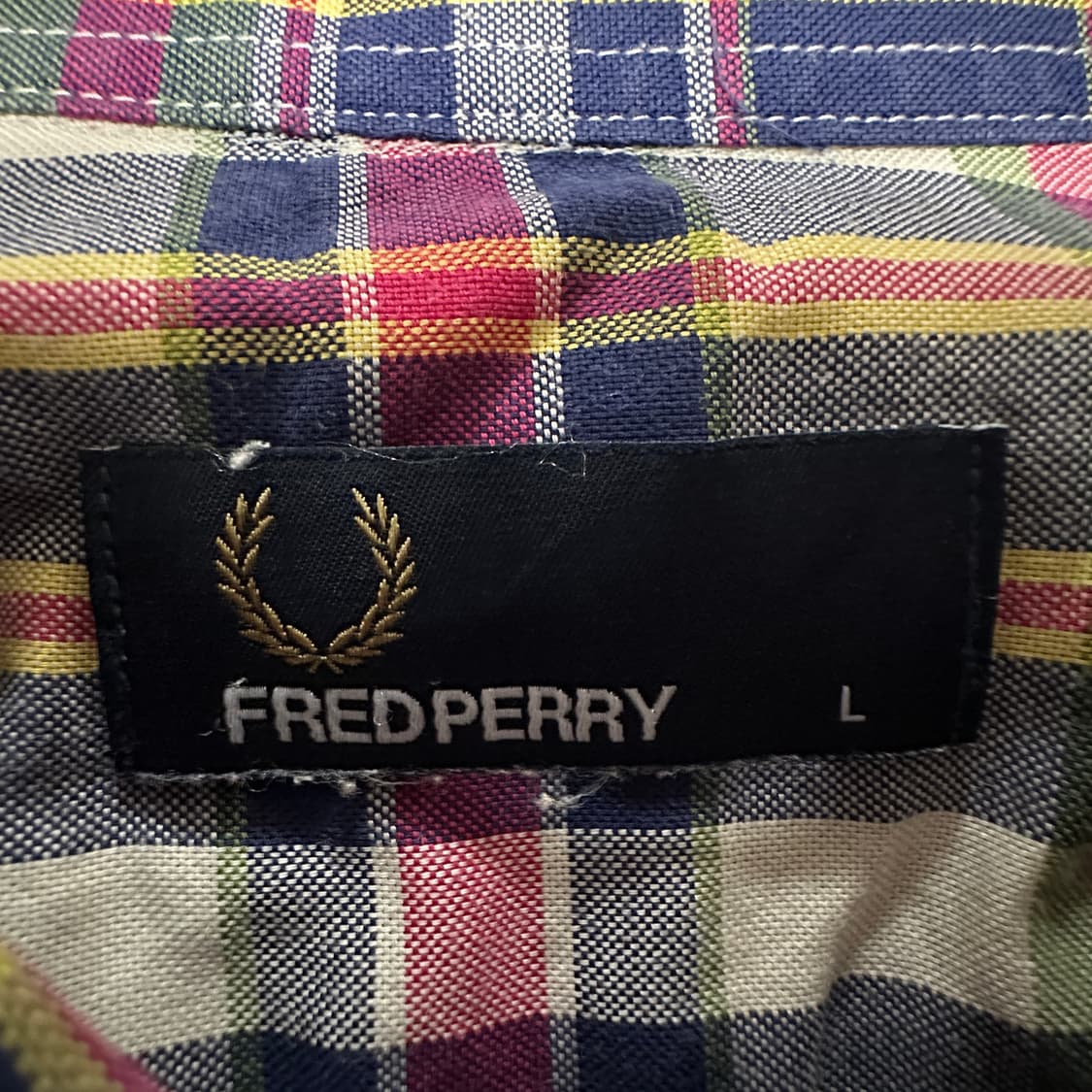 FRED PERRY madras shirt 상품이미지4