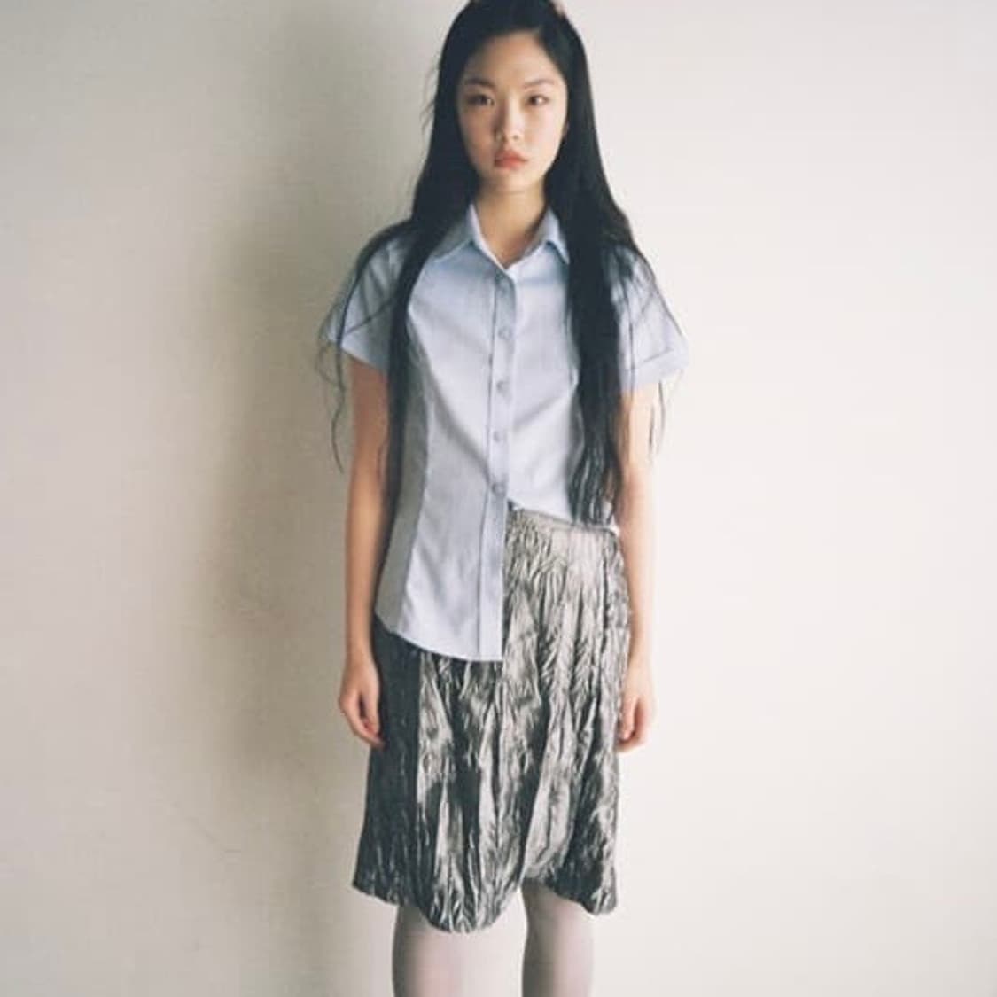 샵페어리 블루 반팔 셔츠 상품이미지1