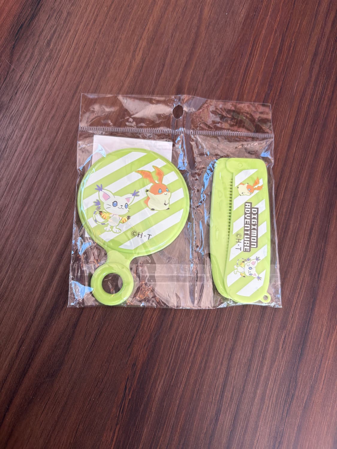 디지몬 빗 거울 세트 상품이미지1