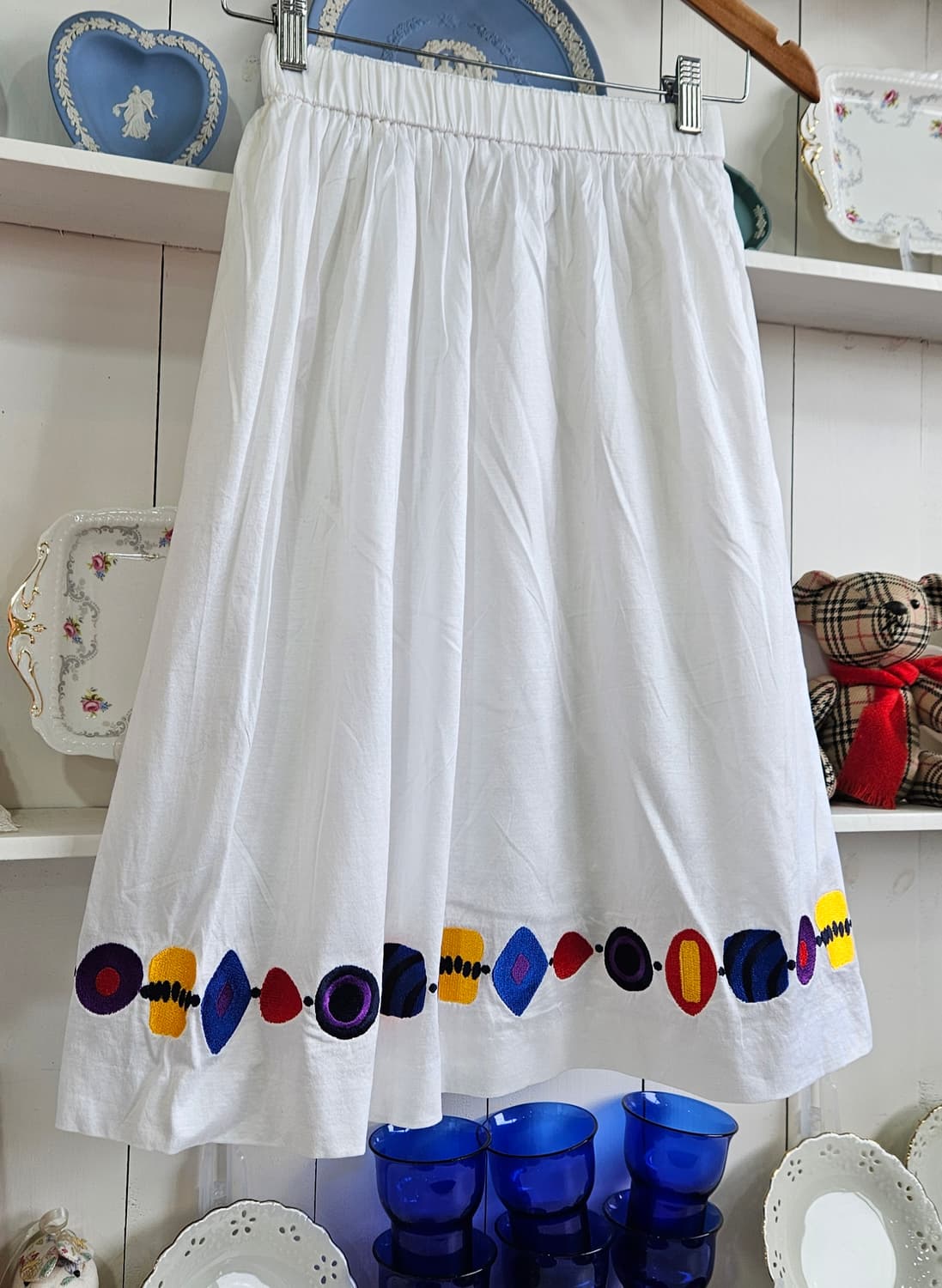 입생로랑(YVES SAINT LAURENT) 자수 스커트 상품이미지2