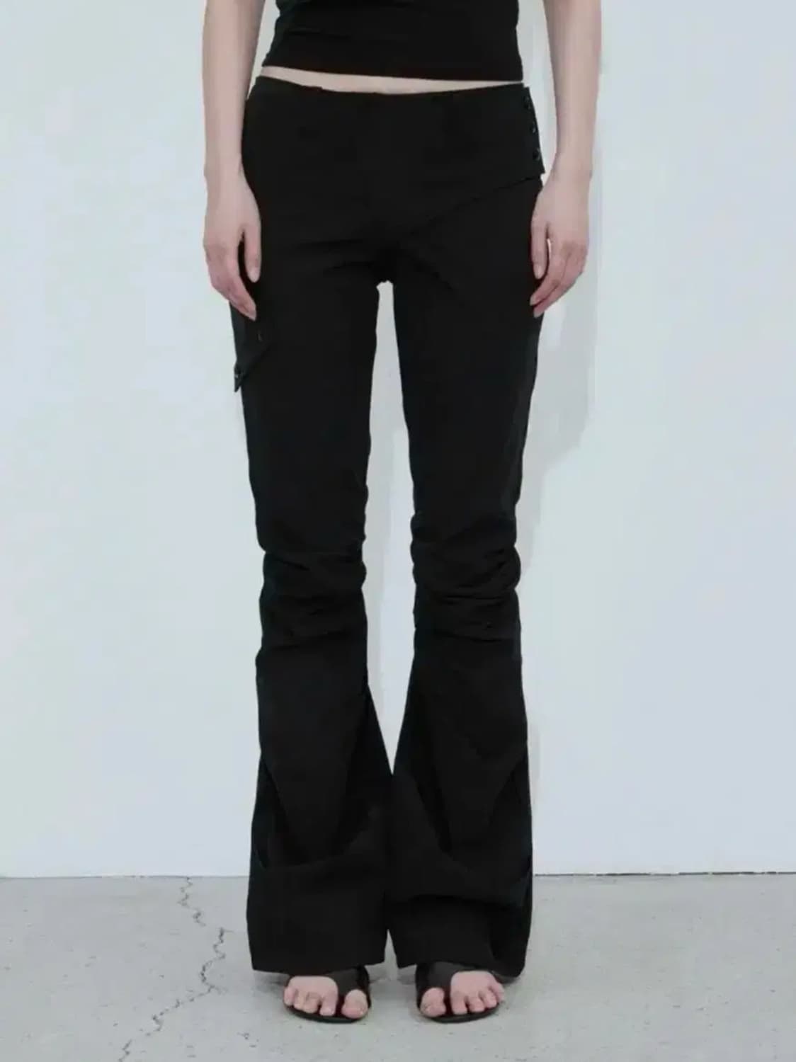 보헤미안서울 knee shirring bootcut pants 상품이미지1
