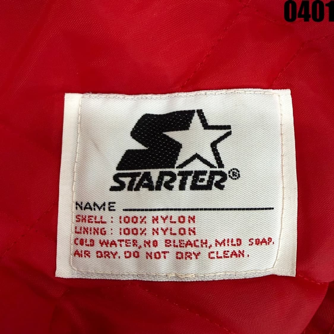 스타터 MLB 라이선스 새틴 바시티 자켓 L 0401 상품이미지5