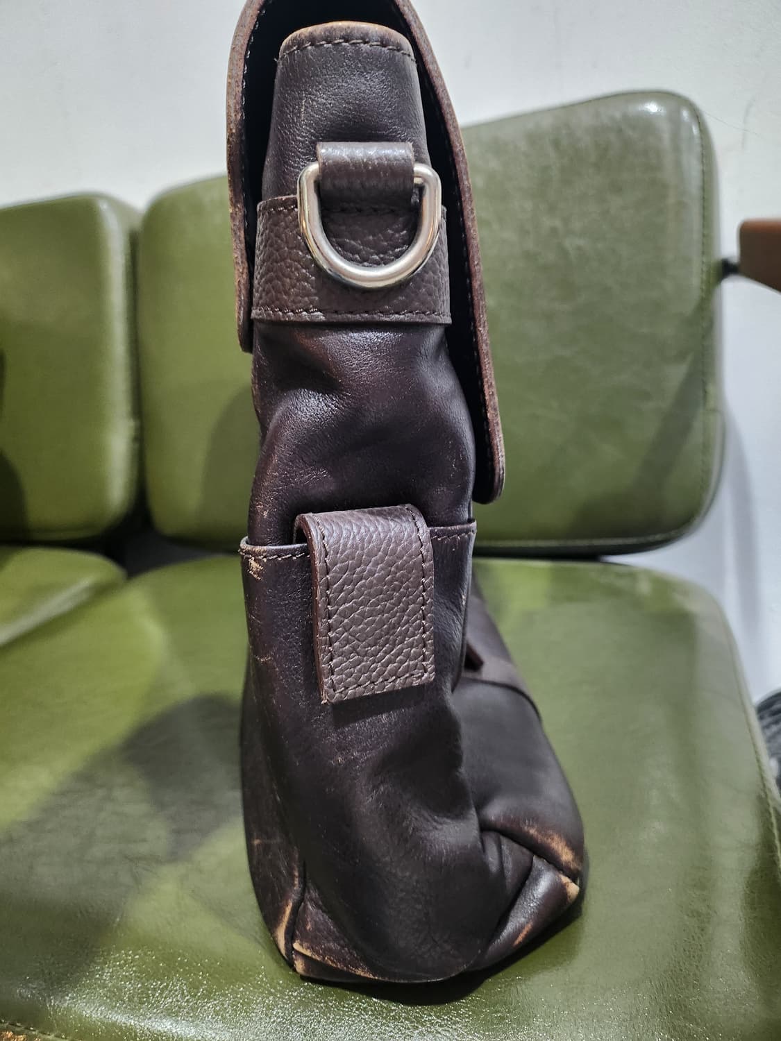 a.testoni 가죽 서류 가방 브라운 정품 상품이미지3