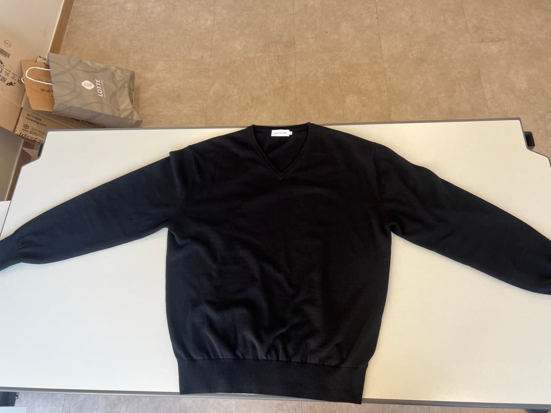 스테디에브리웨어 코튼 브이넥 니트 2 상품이미지6