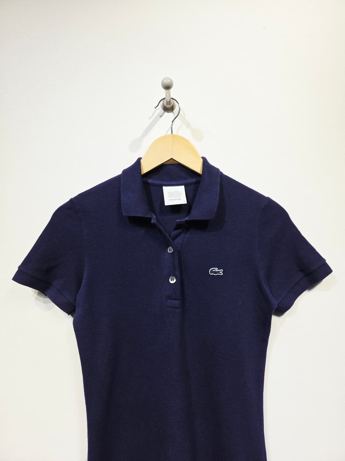LACOSTE 라코스테 80주년 기념 네이비 피케 폴로 원피스 상품이미지3