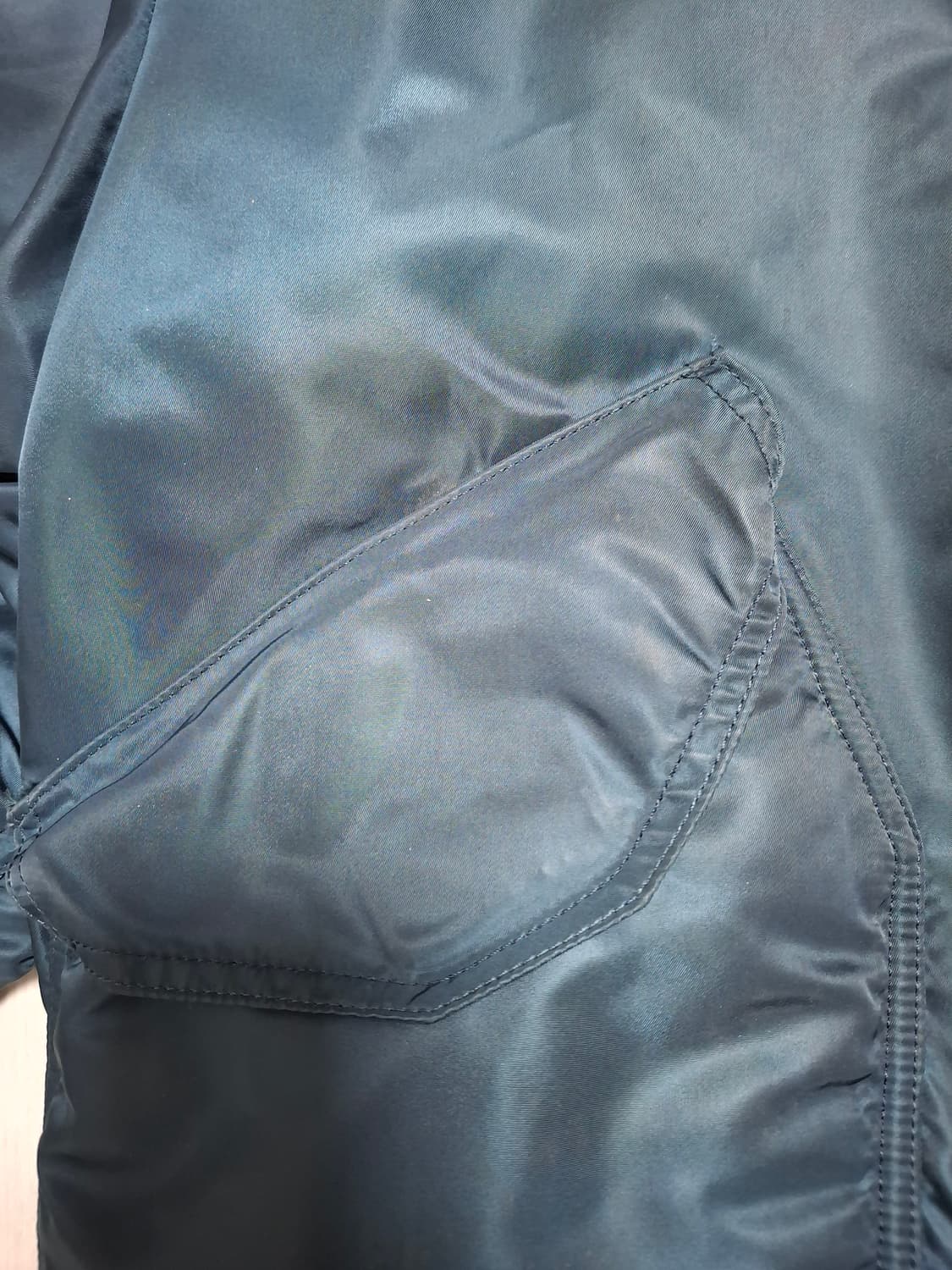 알파인더스트리 cwu-45p 레더카라 자켓 상품이미지5