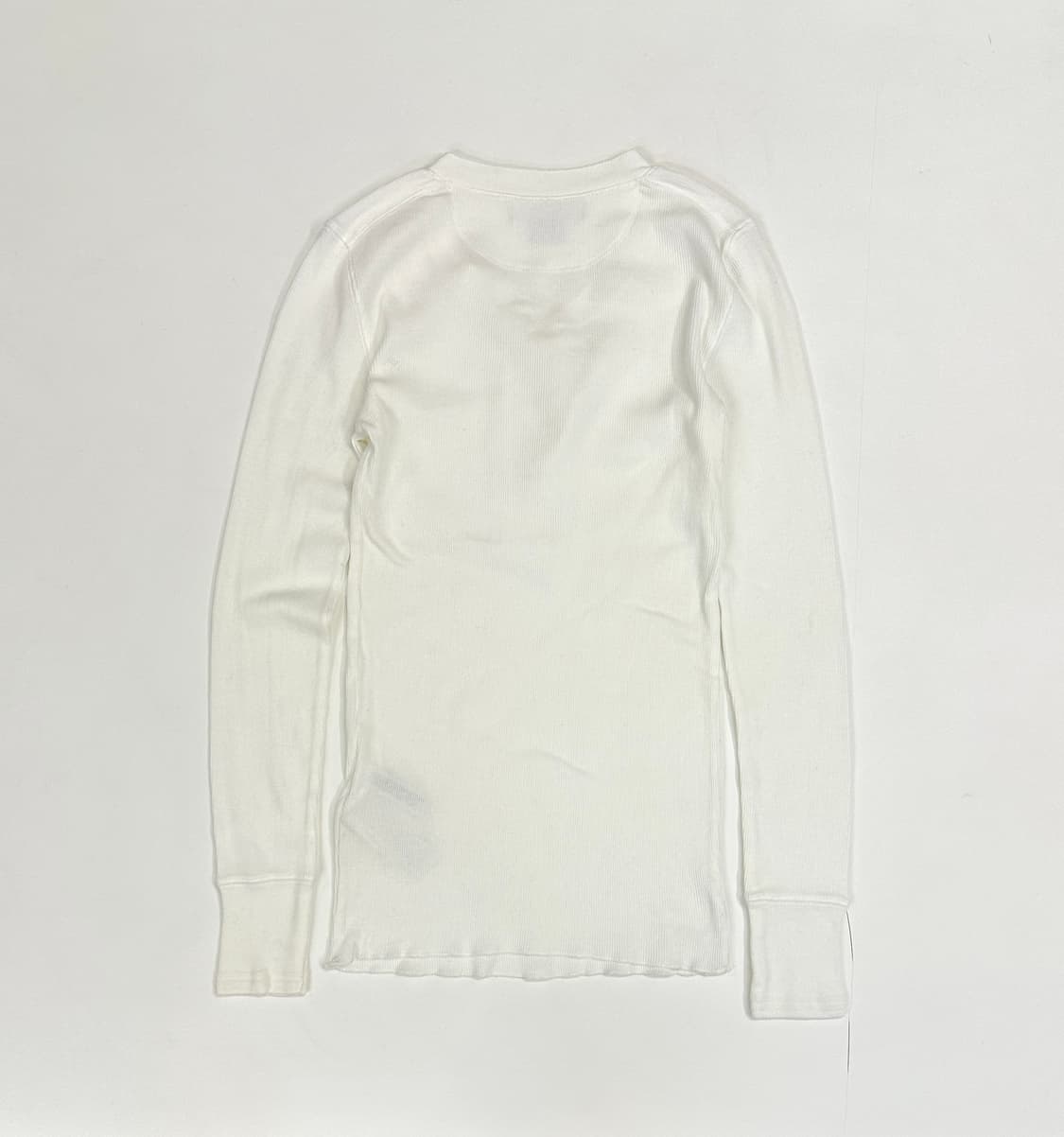 폴로 오라리 Ribbed knit 레이어드 니트 헨리넥 슬림핏 상품이미지3