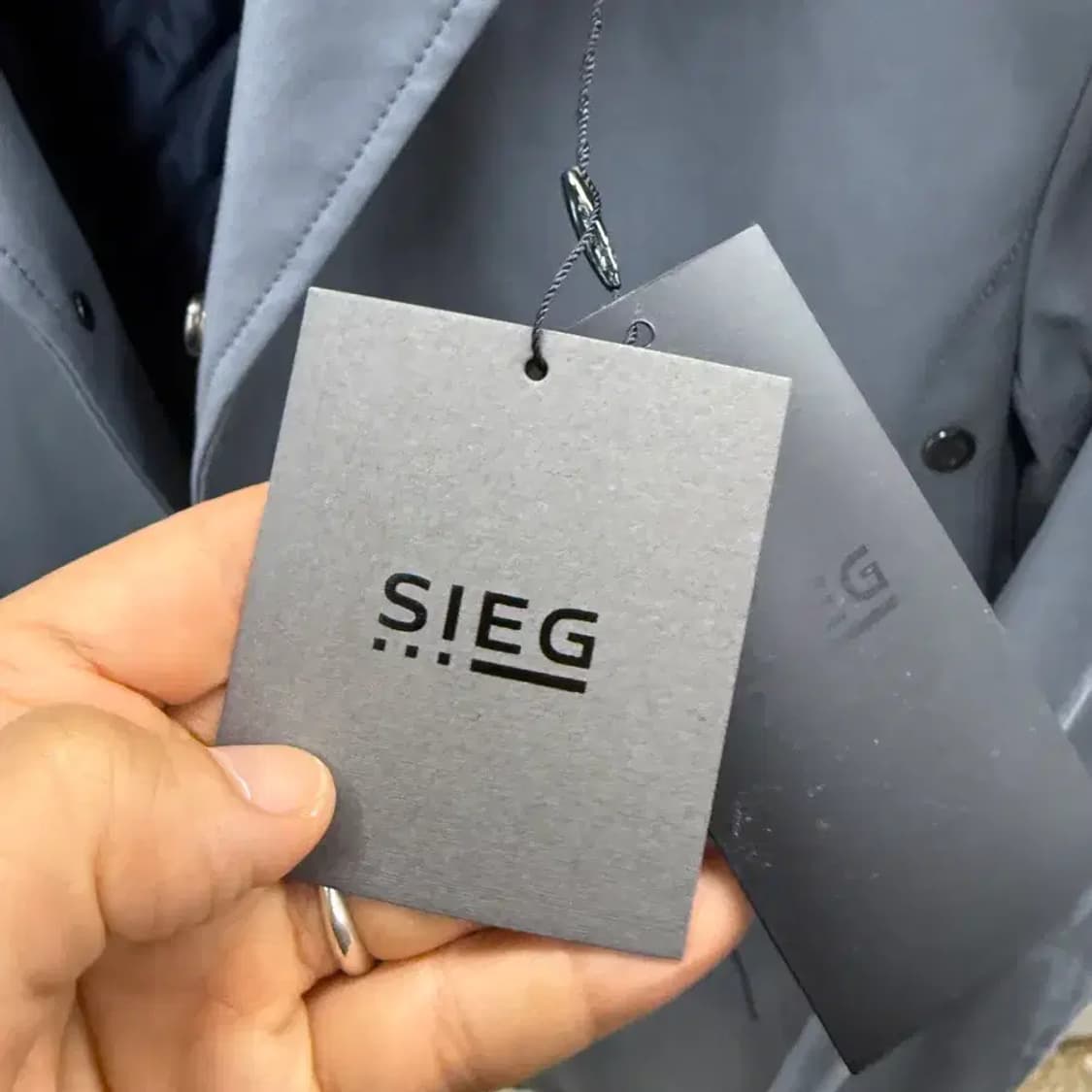 SIEG 모션텍 테일러링 코트 블루 105 상품이미지4