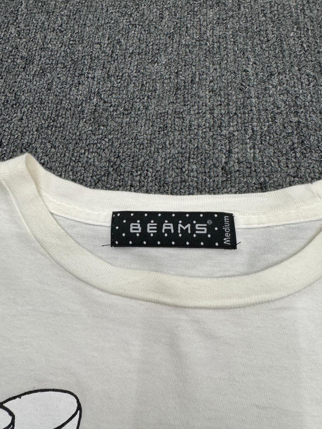 M)BEAMS 빈티지 ROCK AND BLUES 프린팅 여성 반팔 상품이미지3