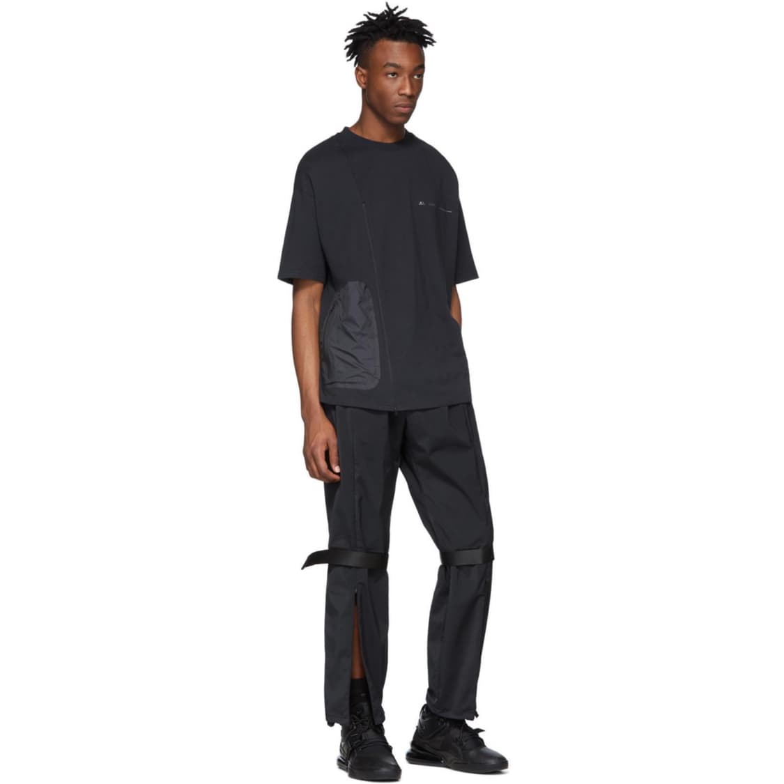 오클리 사무엘로스 블랙 테이프 트랙 팬츠 상품이미지4