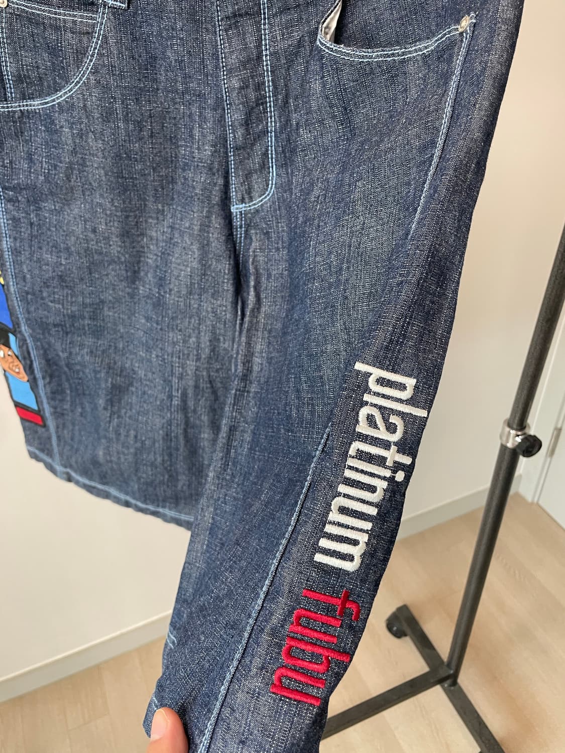 (30) Fubu 플래티넘 후부 힙합 데님 반바지 상품이미지3