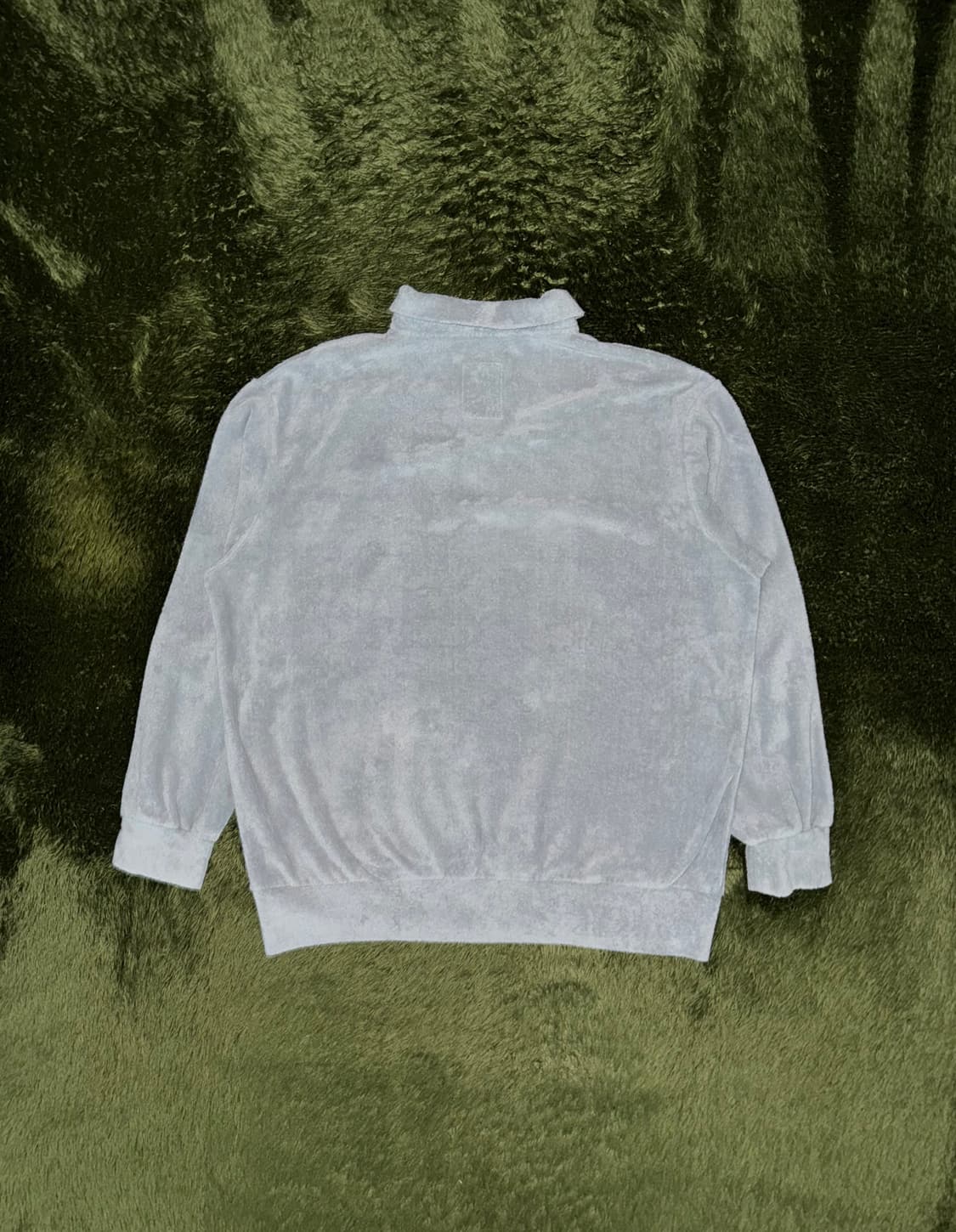 [2] Balansa 발란사 X 송월 타올 테리 폴로 롱슬리브 그레이 상품이미지7