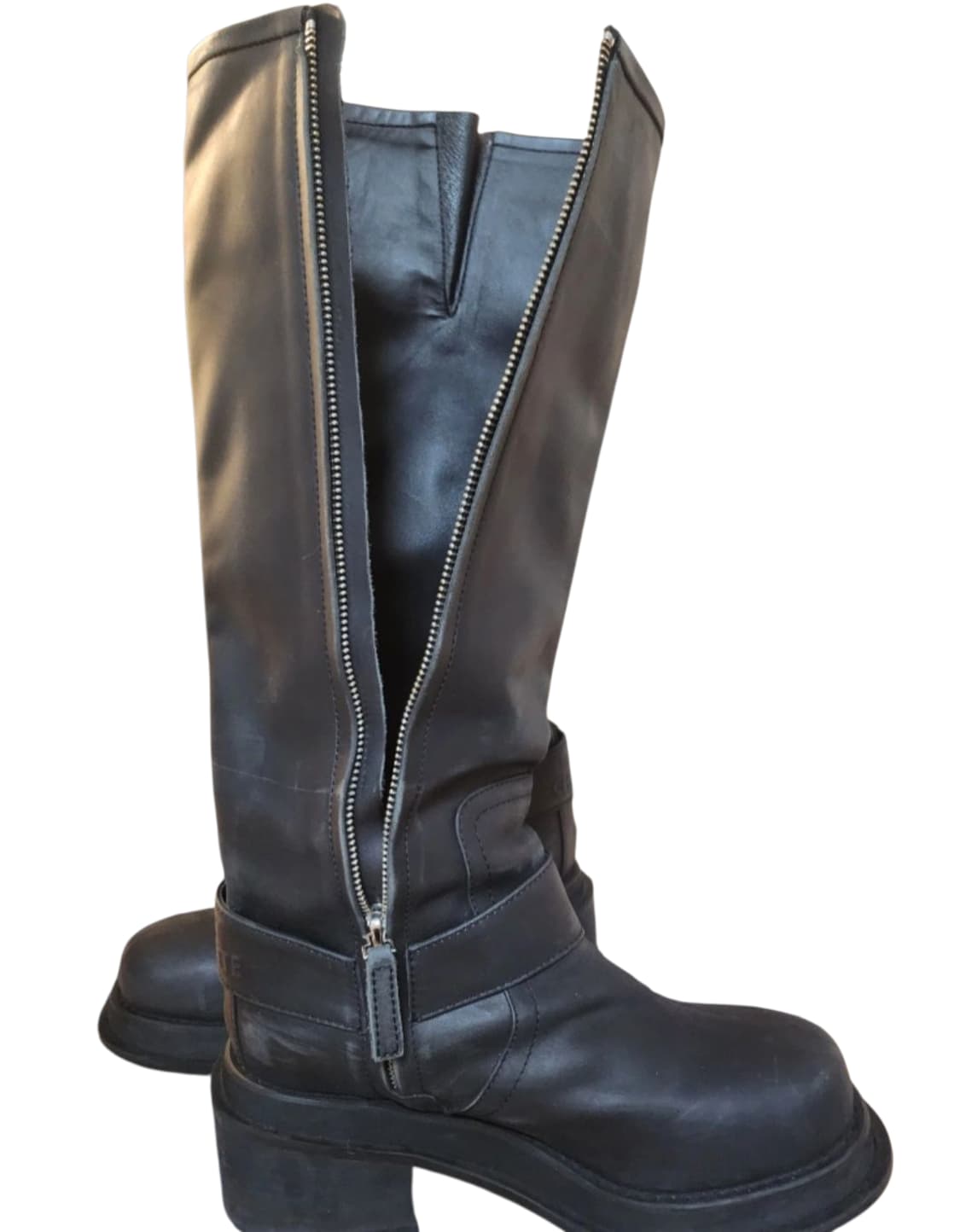 럭키슈에뜨 리얼가죽 롱부츠 블랙 240 상품이미지6