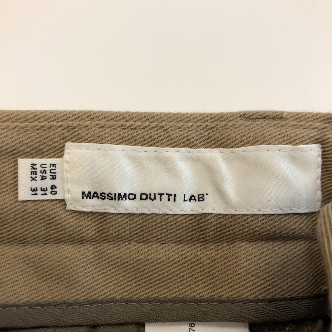 마시모두띠 LAB 베이지 치노팬츠 31-32 인치  상품이미지4