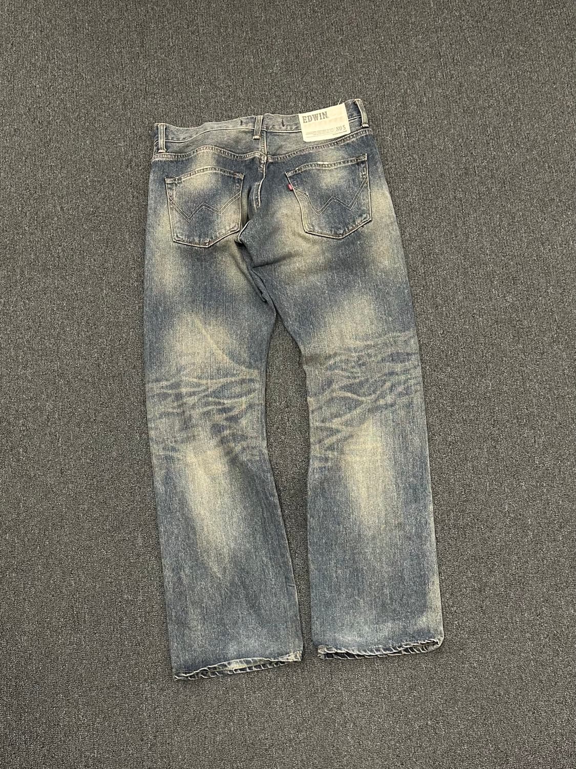 32)에드윈 빈티지 워싱 XU-S 스트레이트 데님 팬츠 상품이미지1