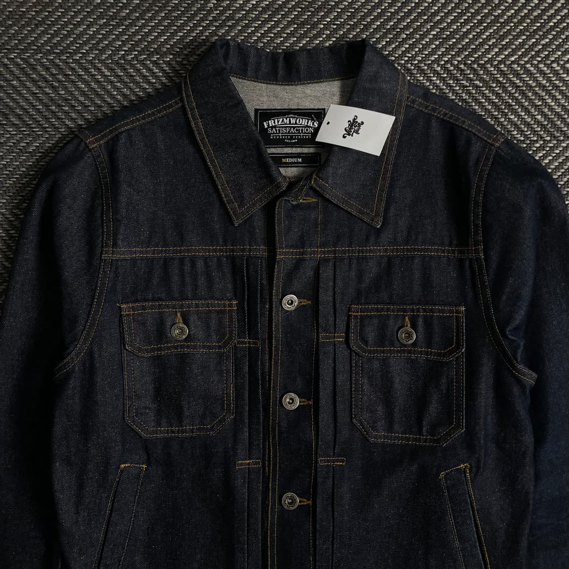 프리즘웍스 아메카지 생지 데님 트러커 자켓y 3558 상품이미지5