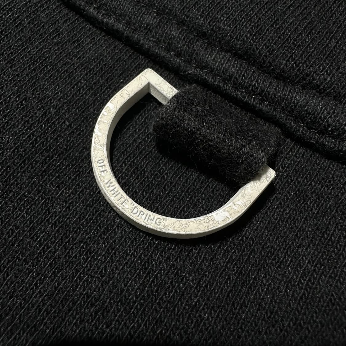 오프화이트 스웨트 카고 조거 팬츠 블랙 상품이미지6