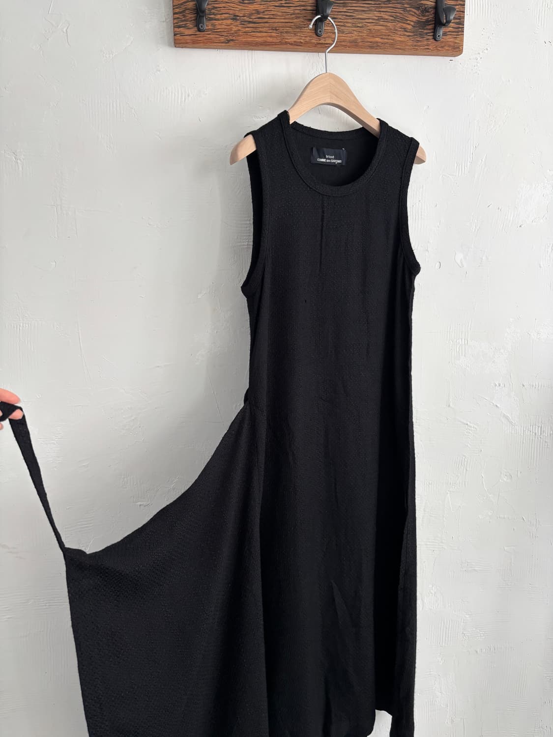 CDG 꼼데가르송 블랙 민소매 롱 원피스 상품이미지8