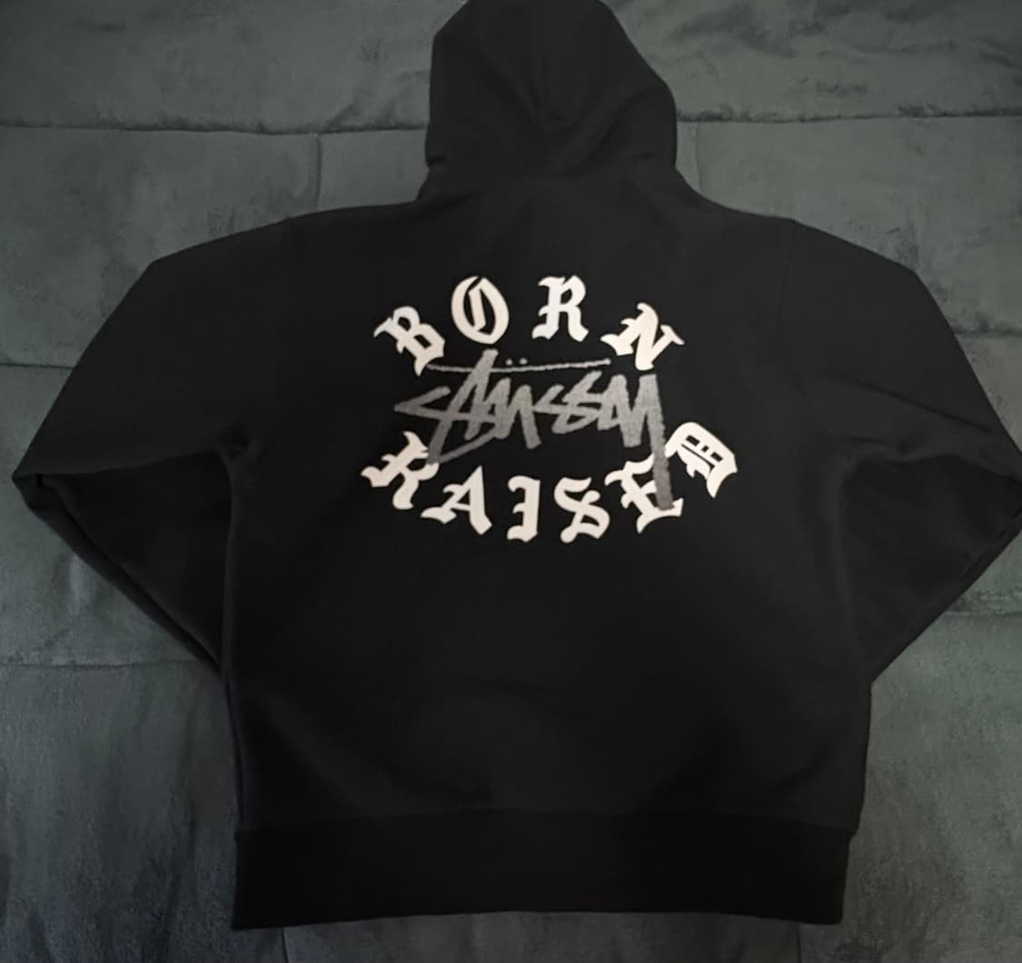 스투시 본앤레이즈드 후드집업 M 상품이미지2