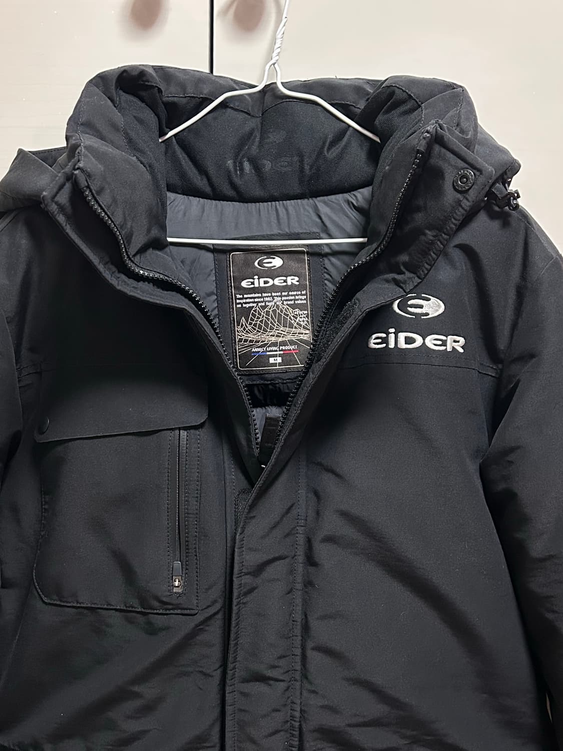 아이더 스텔라 다운 자켓 M 블랙 상품이미지5