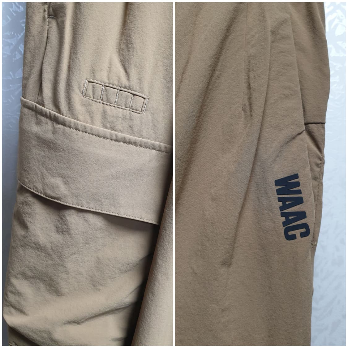 [남32~34/23년] 왁골프 스판 카고조거팬츠 카멜 상품이미지5