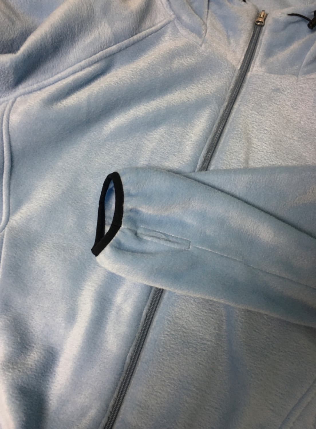 플리스 워머 집업 (sky blue) 상품이미지5